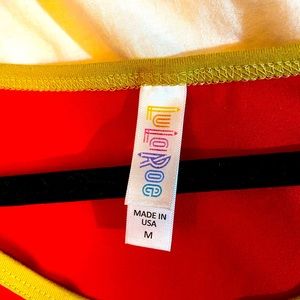 Lu Laroe t shirt Red Blue